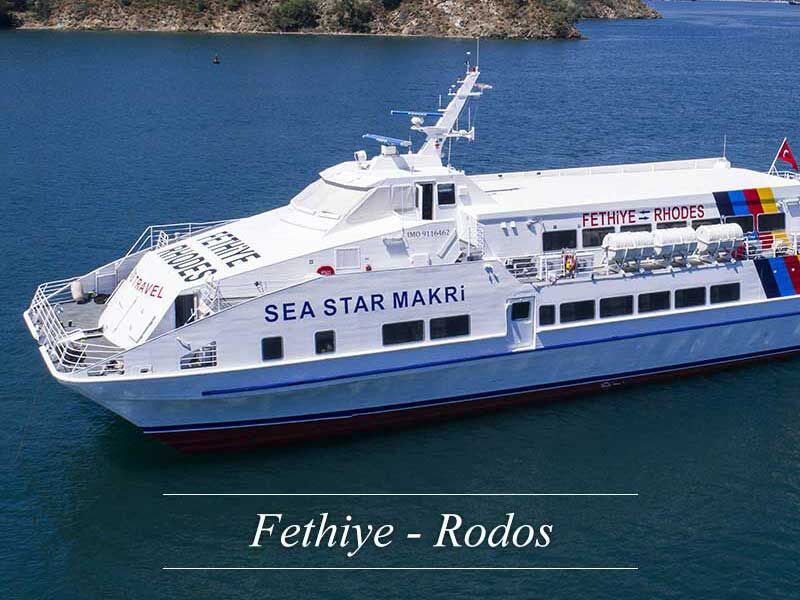 Fethiye Rodos Feribot Bileti Aynı Gün Gidiş Dönüş